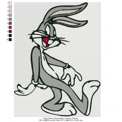 Bugs Bunny Embroidery Cartoon_03